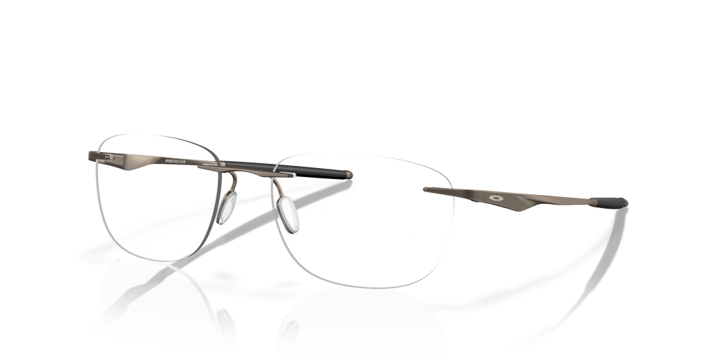 Oakley OX5118 Wingfold EVR Men's Rectangle Eyeglass Frames - Cement Frame
