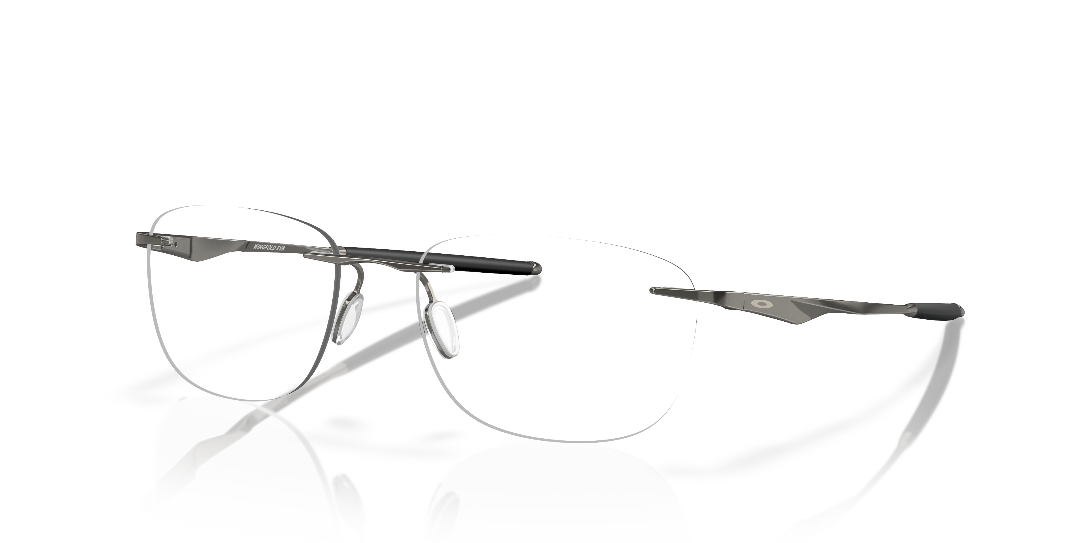 Oakley OX5118 Wingfold EVR Men's Rectangle Eyeglass Frames - Satin Pewter Frame