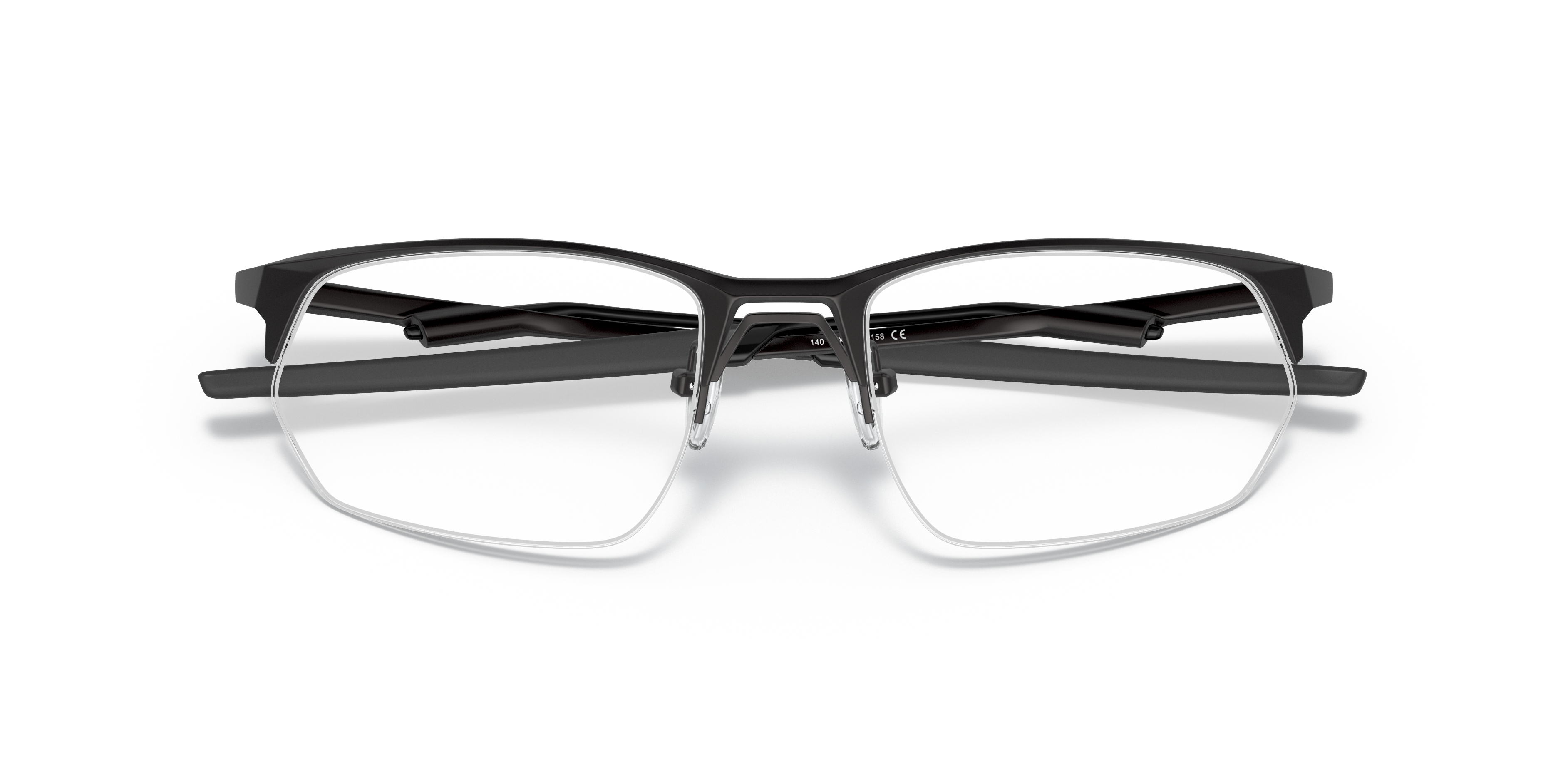 Oakley OX5152 Wire Tap 2.0 Men's Rectangle Eyeglass Frames - Satin Black Frame
