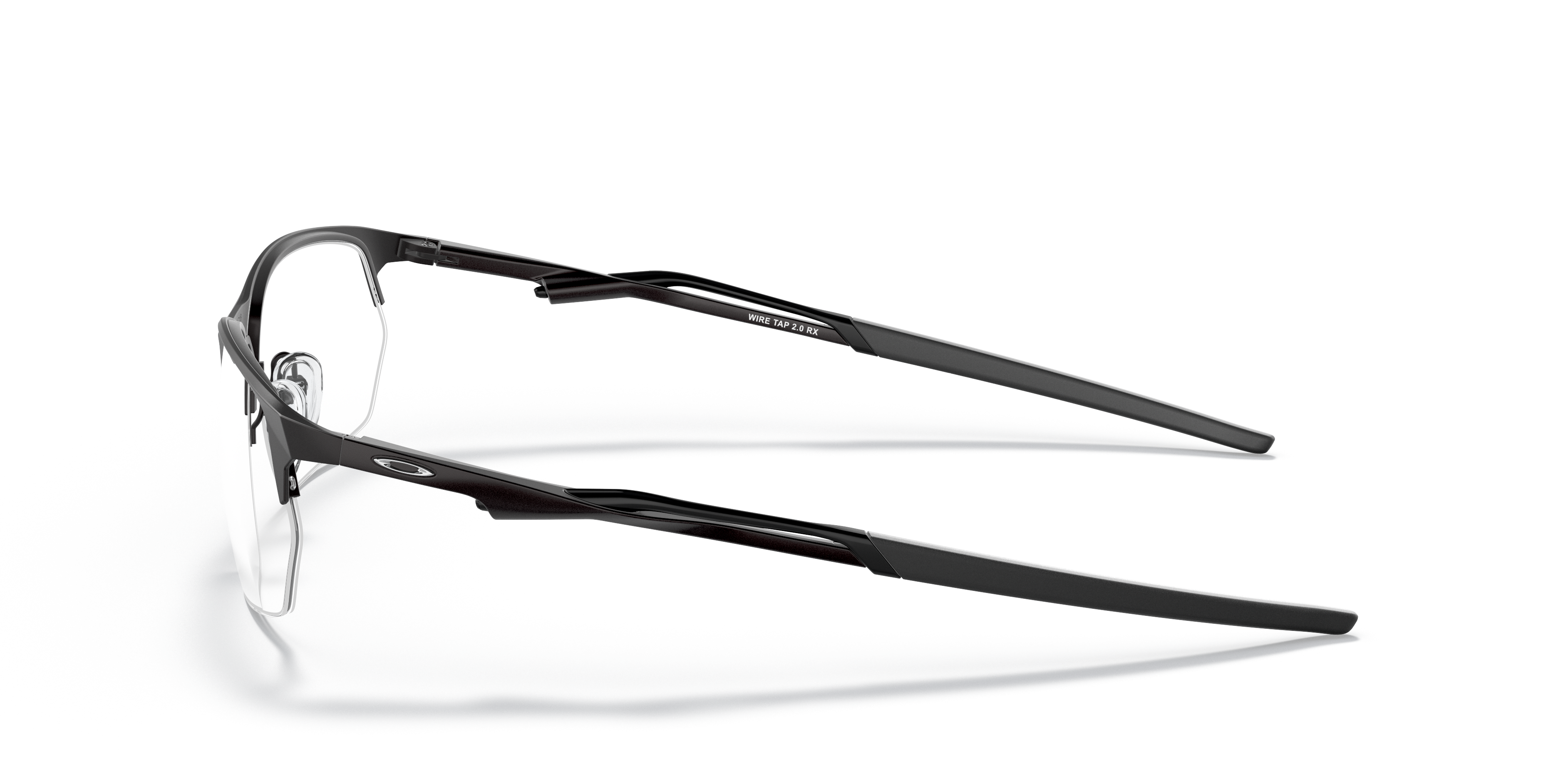 Oakley OX5152 Wire Tap 2.0 Men's Rectangle Eyeglass Frames - Satin Black Frame
