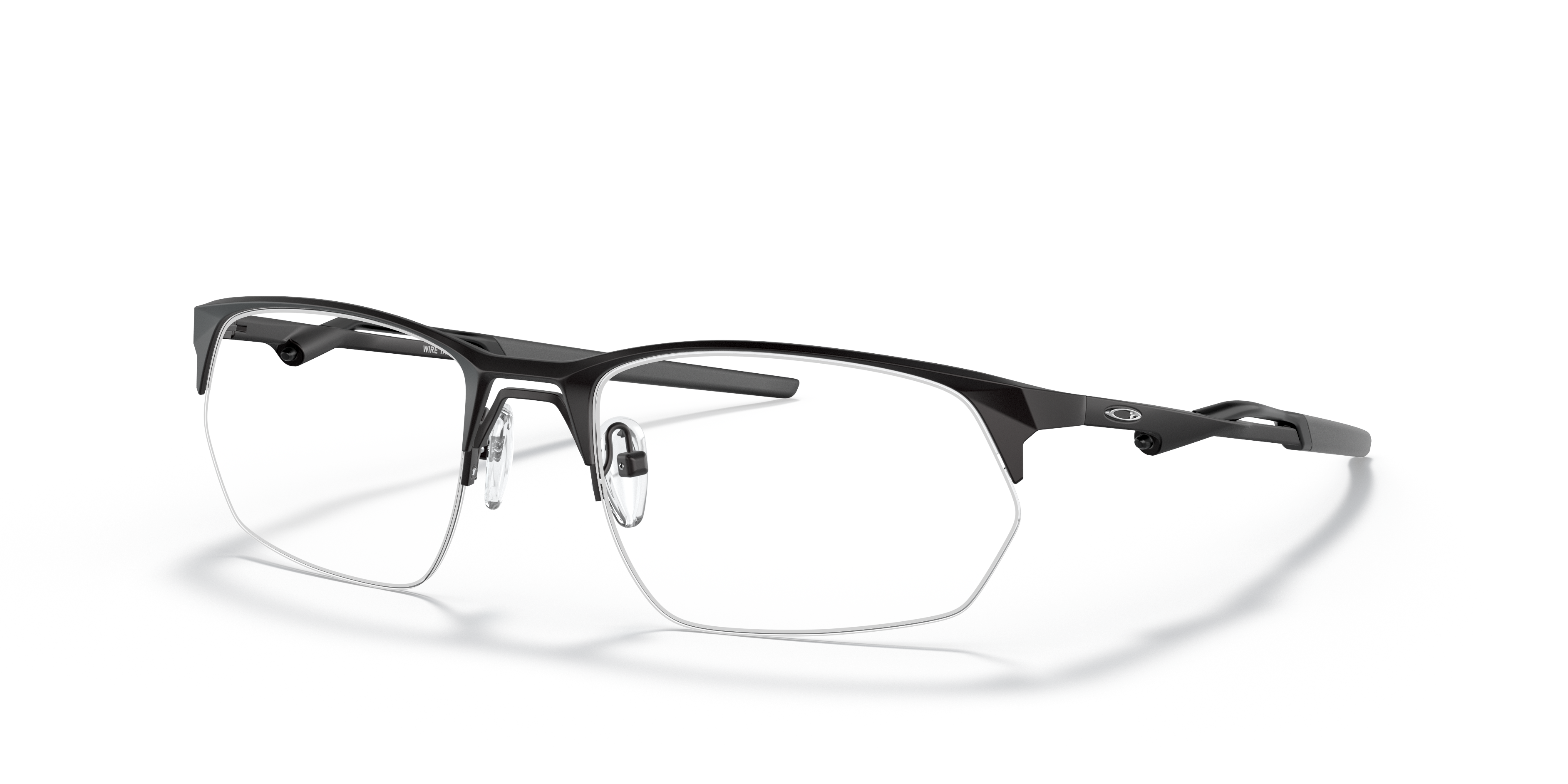 Oakley OX5152 Wire Tap 2.0 Men's Rectangle Eyeglass Frames - Satin Light Steel Frame