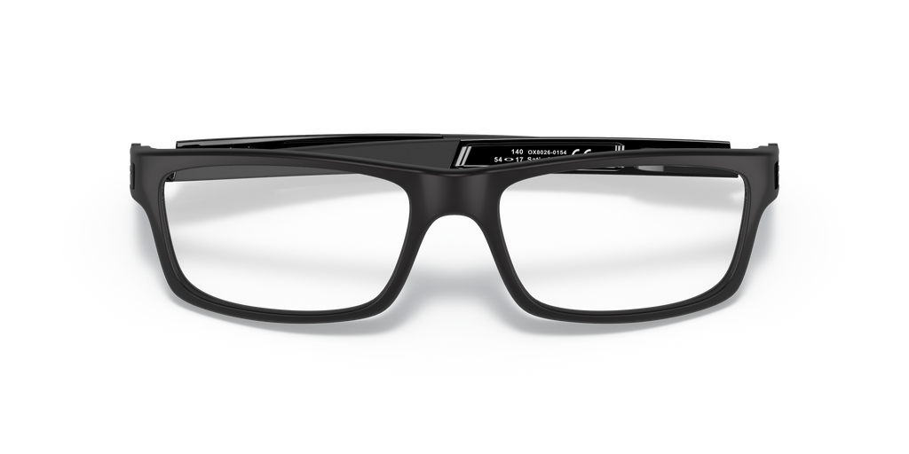 Oakley OX8026 Currency Men's Rectangle Eyeglass Frames - Satin Black Frame
