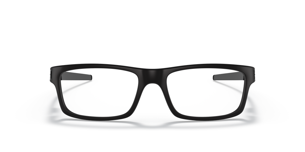 Oakley OX8026 Currency Men's Rectangle Eyeglass Frames - Satin Black Frame