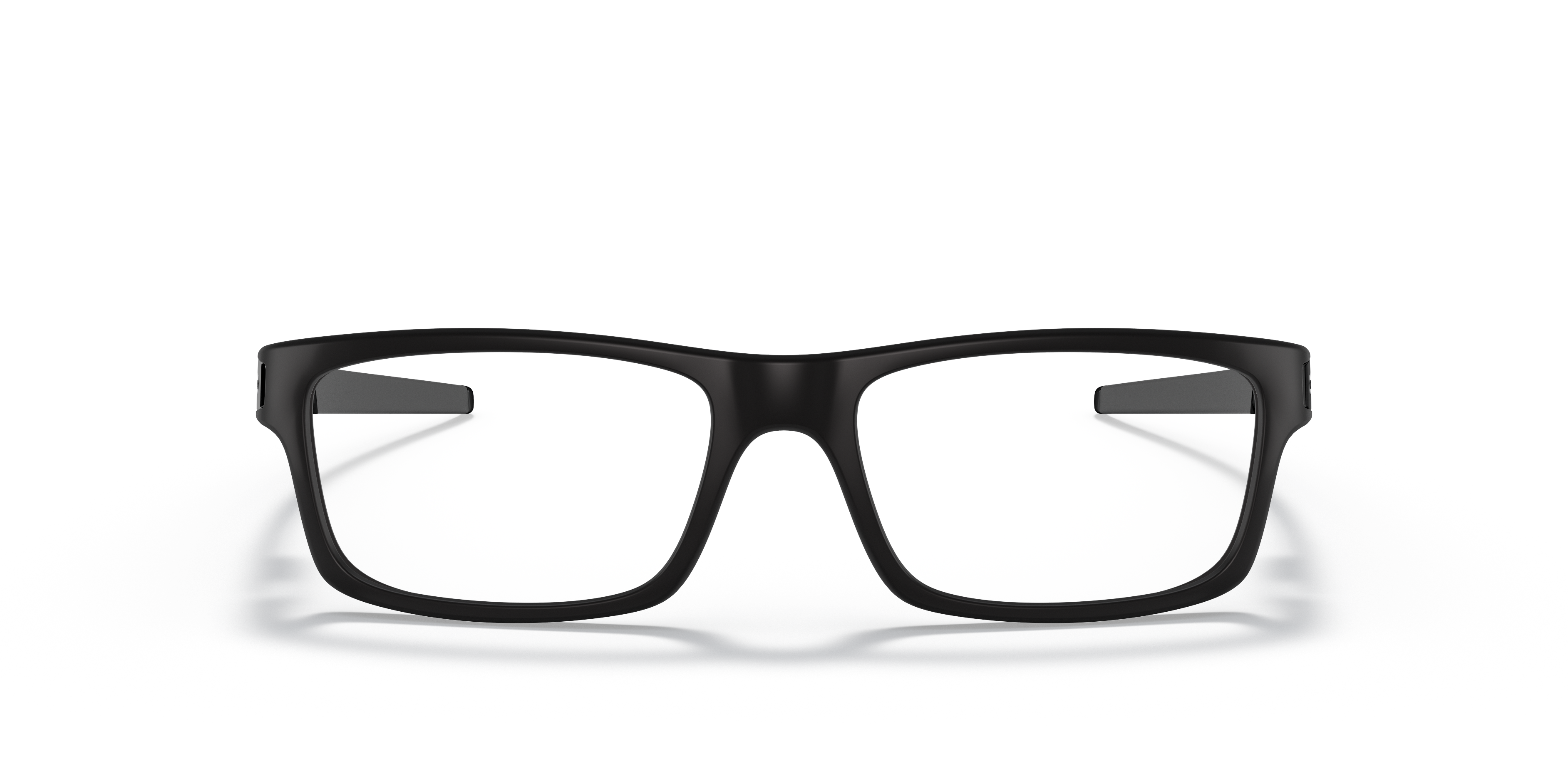 Oakley OX8026 Currency Men's Rectangle Eyeglass Frames - Polished Clear Frame