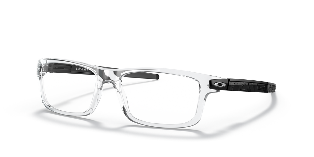 Oakley OX8026 Currency Men's Rectangle Eyeglass Frames - Satin Black Frame