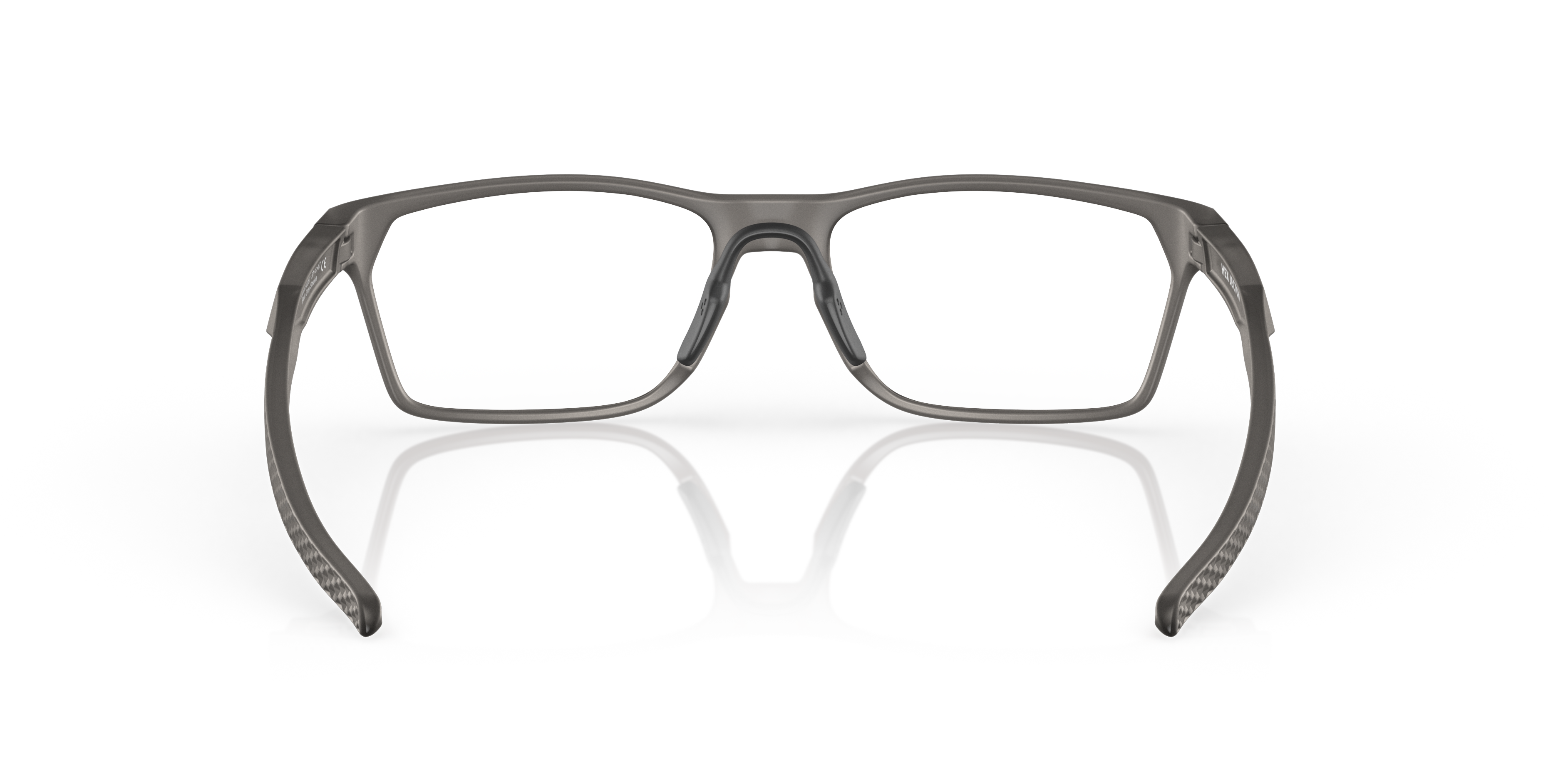 Oakley OX8032 Hex Jector Men's Rectangle Eyeglass Frames - Satin Grey Smoke Frame