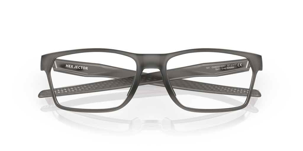 Oakley OX8032 Hex Jector Men's Rectangle Eyeglass Frames - Satin Black Frame