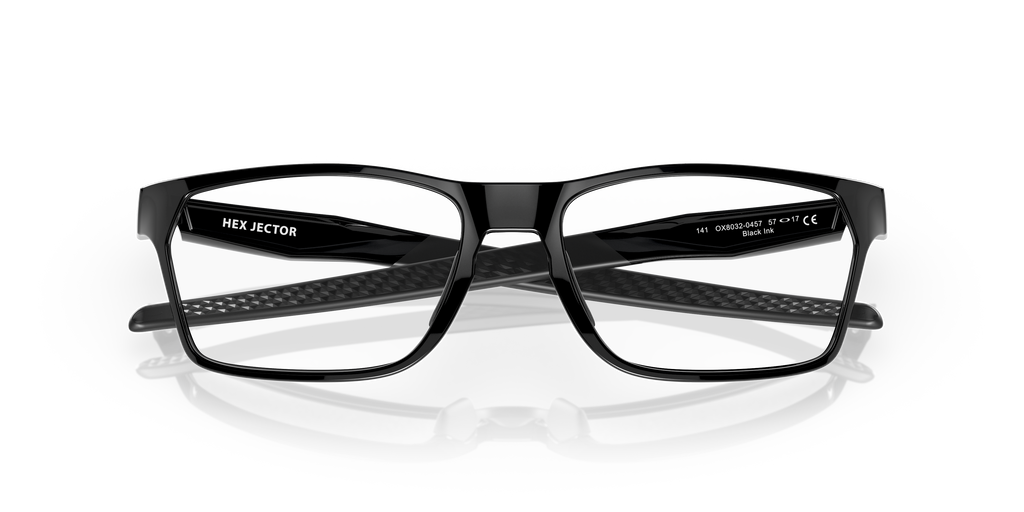 Oakley OX8032 Hex Jector Men's Rectangle Eyeglass Frames - Satin Black Frame