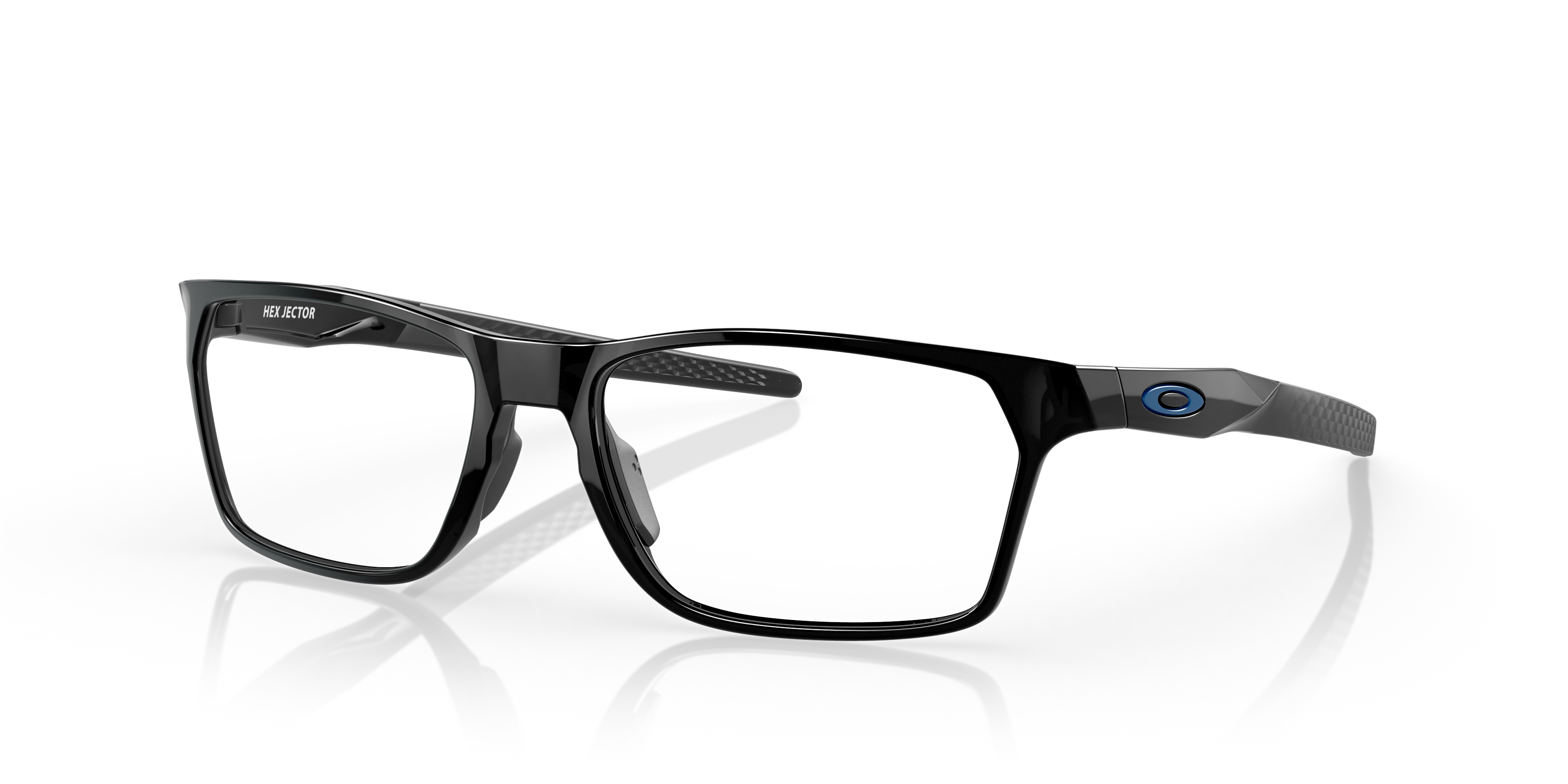 Oakley OX8032 Hex Jector Men's Rectangle Eyeglass Frames - Satin Grey Smoke Frame