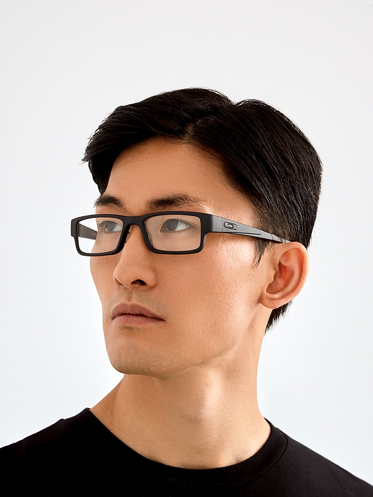 Oakley OX8046 Airdrop Men's Rectangle Eyeglass Frames - Black Ink Frame