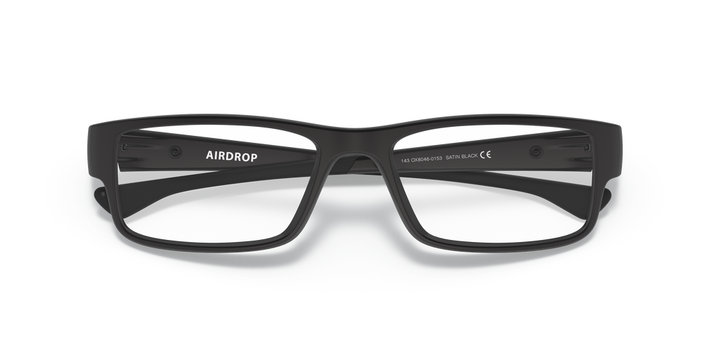 Oakley OX8046 Airdrop Men's Rectangle Eyeglass Frames - Grey Shadow Frame