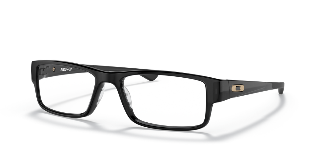 Oakley OX8046 Airdrop Men's Rectangle Eyeglass Frames - Satin Black Frame