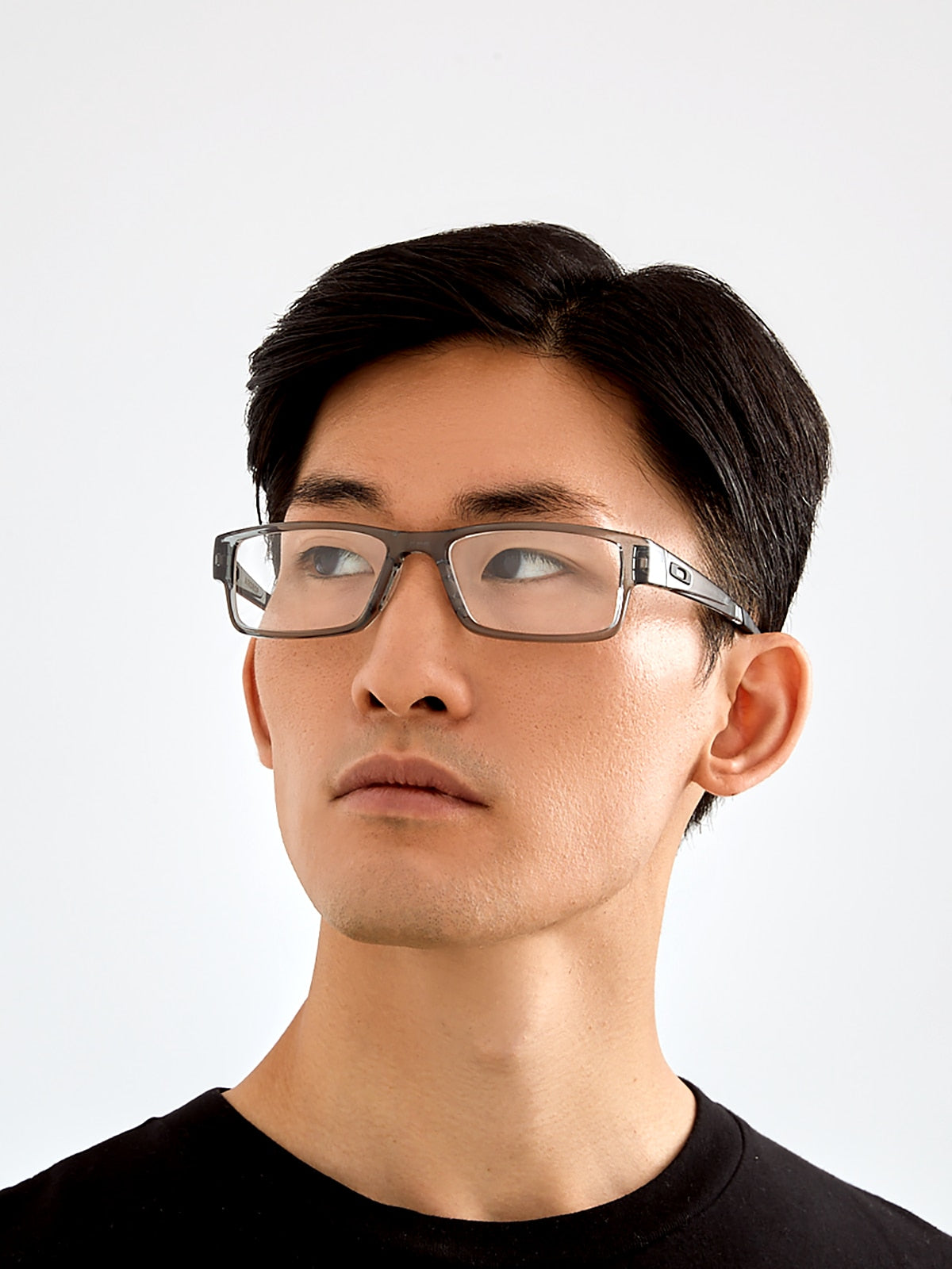 Oakley OX8046 Airdrop Men's Rectangle Eyeglass Frames - Grey Shadow Frame