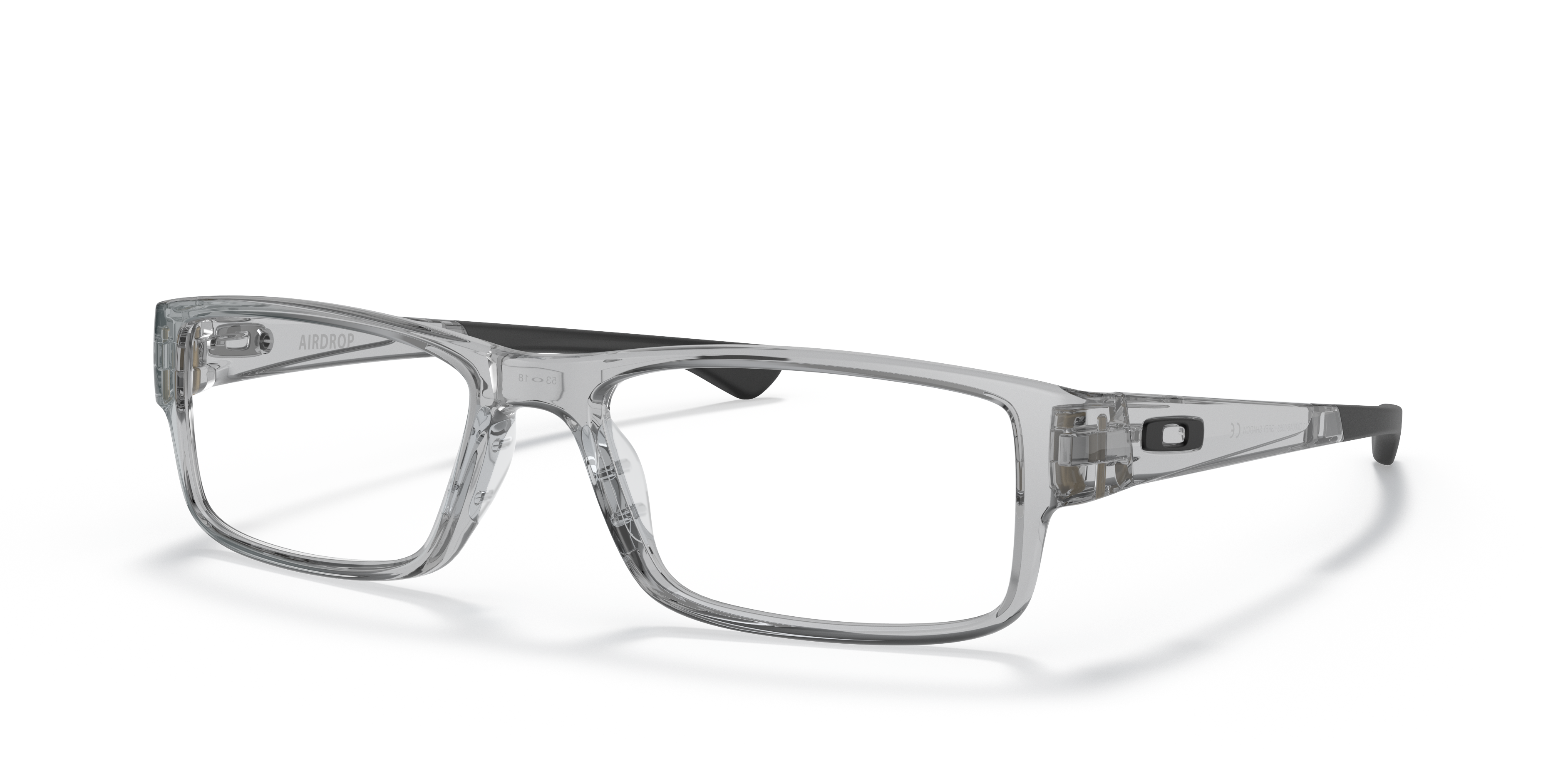 Oakley OX8046 Airdrop Men's Rectangle Eyeglass Frames - Satin Black Frame