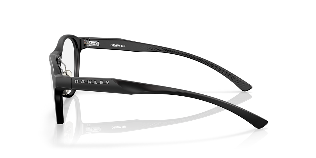 Oakley OX8057 Draw Up Women's Round Eyeglass Frames - Matte Dark Stonewash Frame