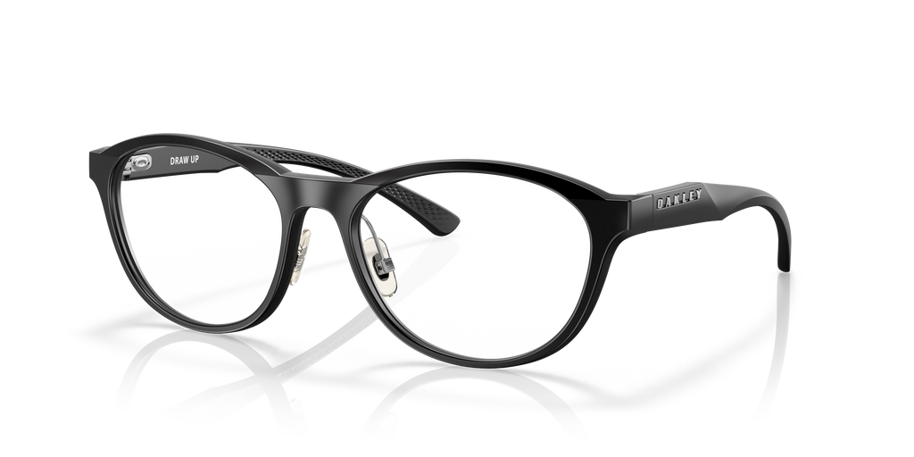 Oakley OX8057 Draw Up Women's Round Eyeglass Frames - Polished Trans Jade Frame
