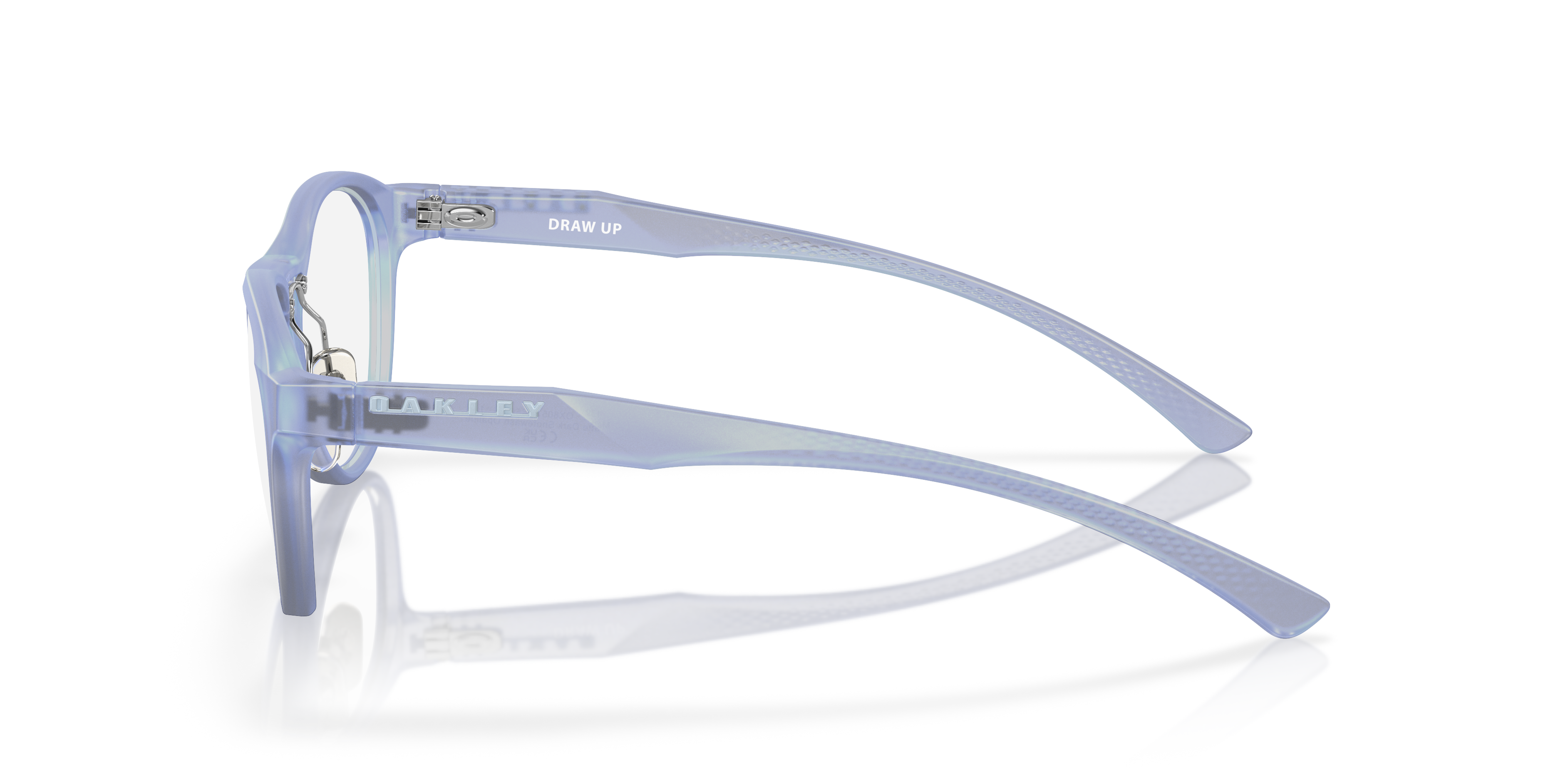 Oakley OX8057 Draw Up Women's Round Eyeglass Frames - Satin Black Frame