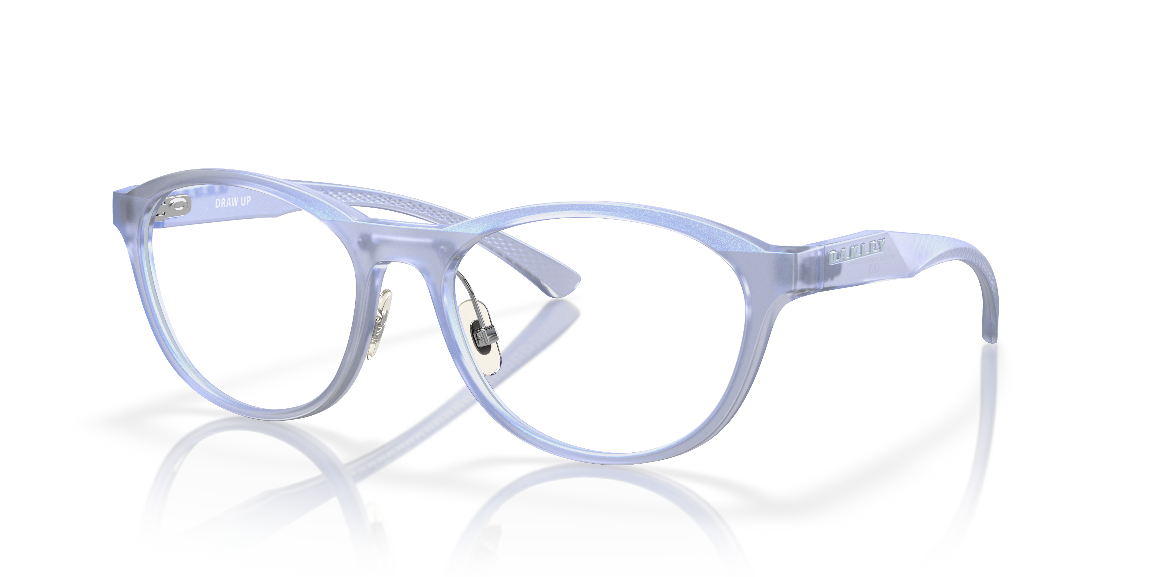 Oakley OX8057 Draw Up Women's Round Eyeglass Frames - Satin Black Frame