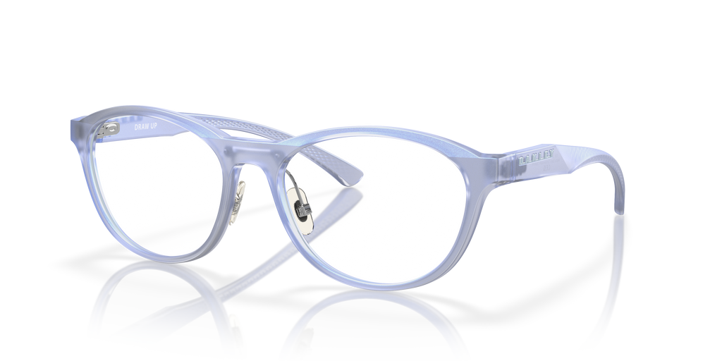 Oakley OX8057 Draw Up Women's Round Eyeglass Frames - Satin Brown Tortoise Frame