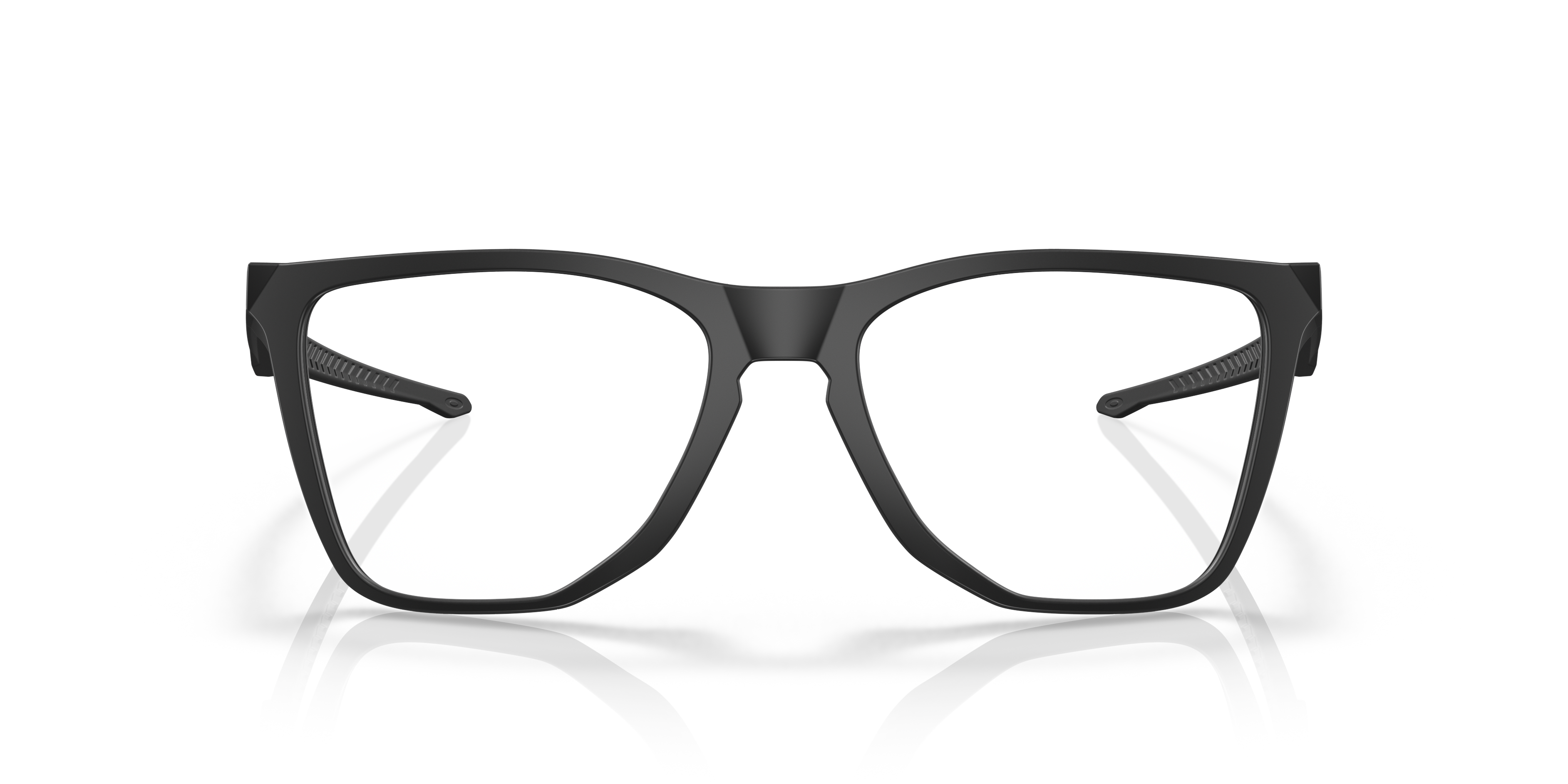 Oakley OX8058 The Cut Men's Square Eyeglass Frames - Satin Black Frame