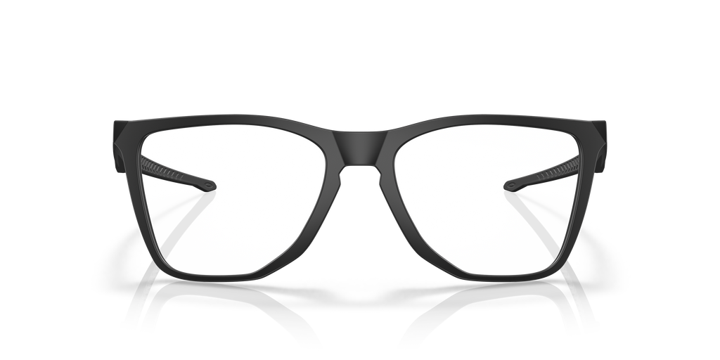 Oakley OX8058 The Cut Men's Square Eyeglass Frames - Polished Trans Stonewash Frame