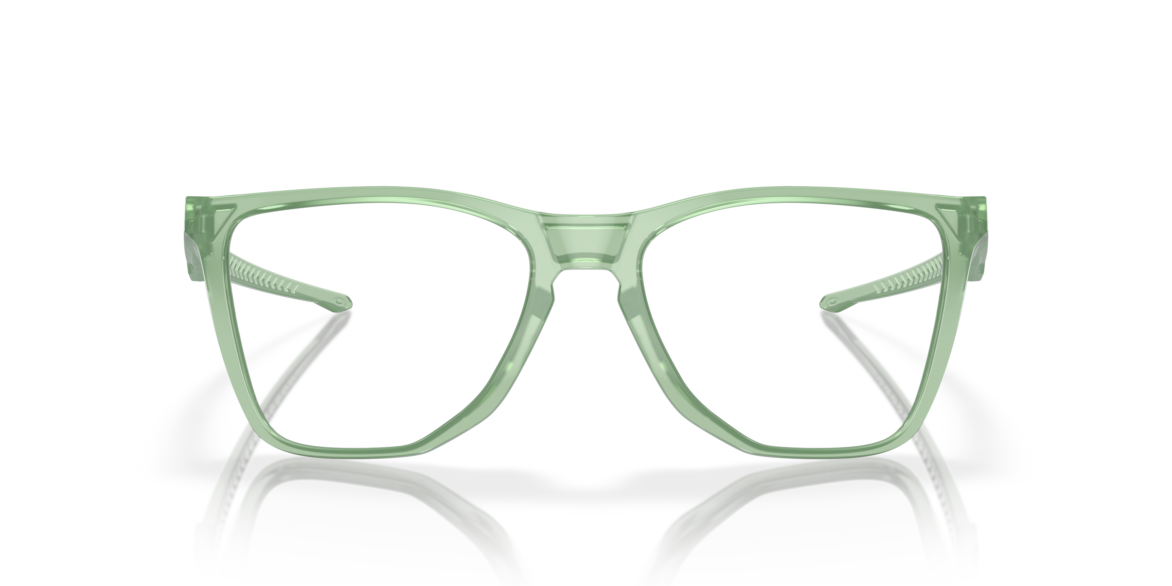 Oakley OX8058 The Cut Men's Square Eyeglass Frames - Satin Black Frame