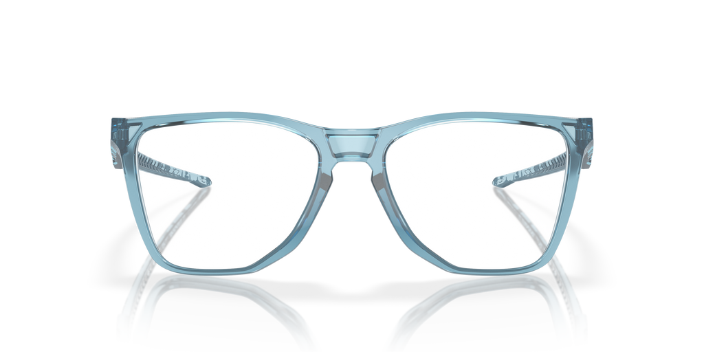 Oakley OX8058 The Cut Men's Square Eyeglass Frames - Satin Black Frame