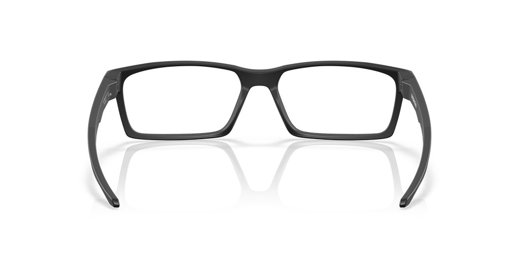 Oakley OX8060 Overhead Men's Rectangle Eyeglass Frames - Matte Dark Silver Frame