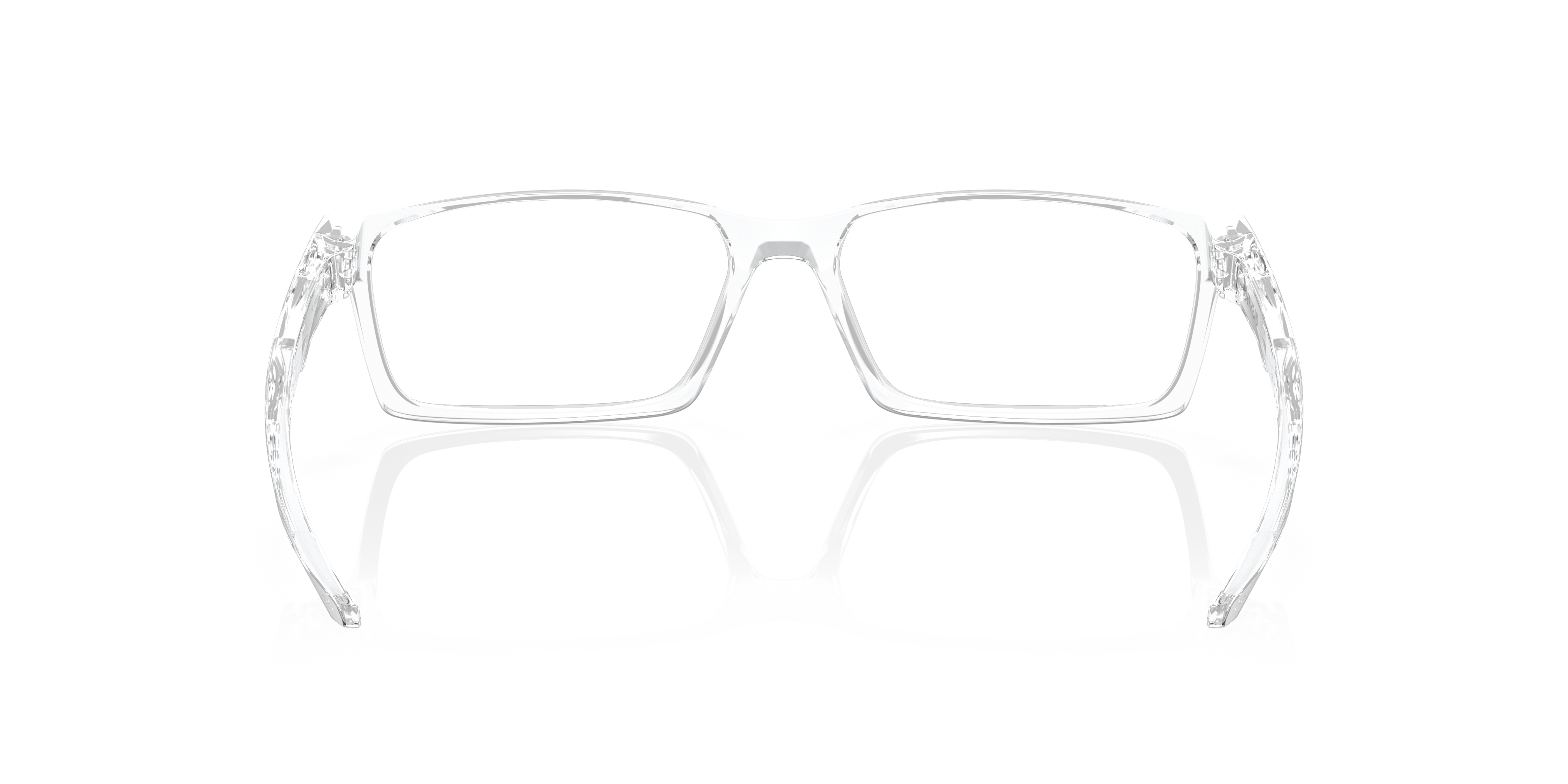Oakley OX8060 Overhead Men's Rectangle Eyeglass Frames - Matte Dark Silver Frame