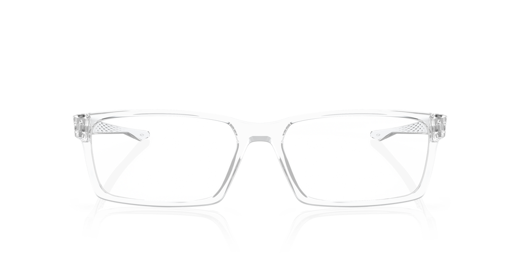 Oakley OX8060 Overhead Men's Rectangle Eyeglass Frames - Matte Dark Silver Frame