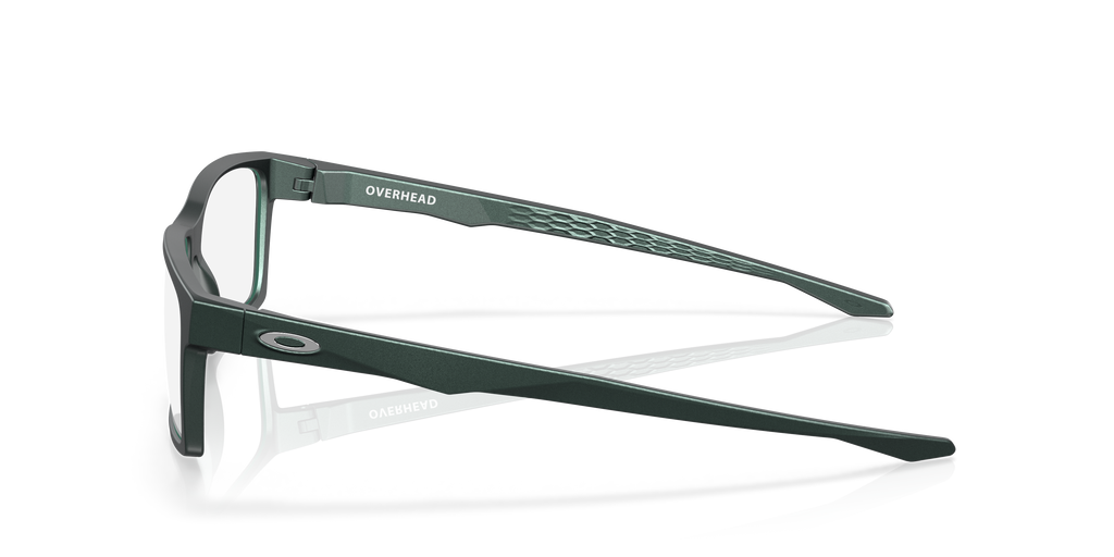 Oakley OX8060 Overhead Men's Rectangle Eyeglass Frames - Satin Black Frame