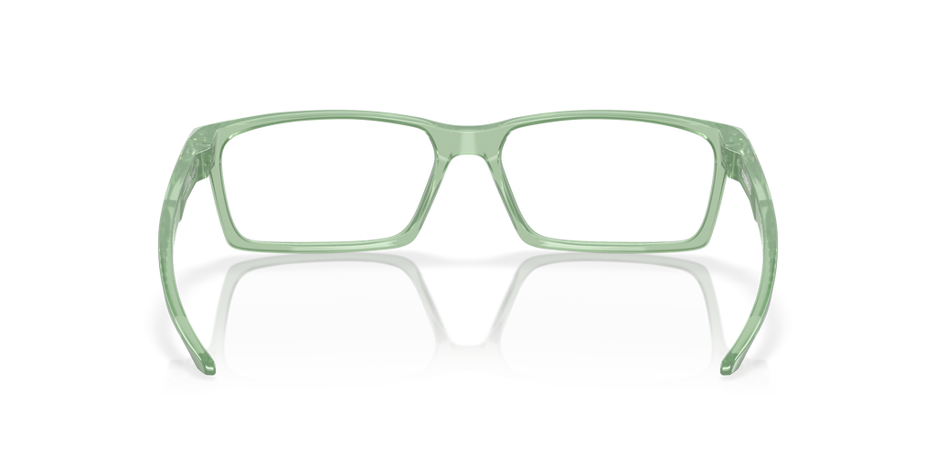 Oakley OX8060 Overhead Men's Rectangle Eyeglass Frames - Matte Dark Silver Frame