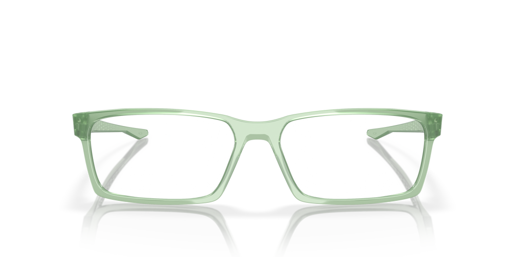 Oakley OX8060 Overhead Men's Rectangle Eyeglass Frames - Matte Dark Silver Frame