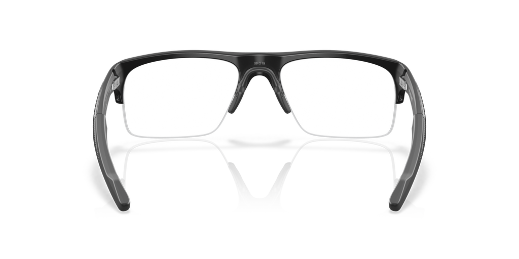 Oakley OX8061 Plazlink Men's Rectangle Eyeglass Frames - Grey Shadow Frame
