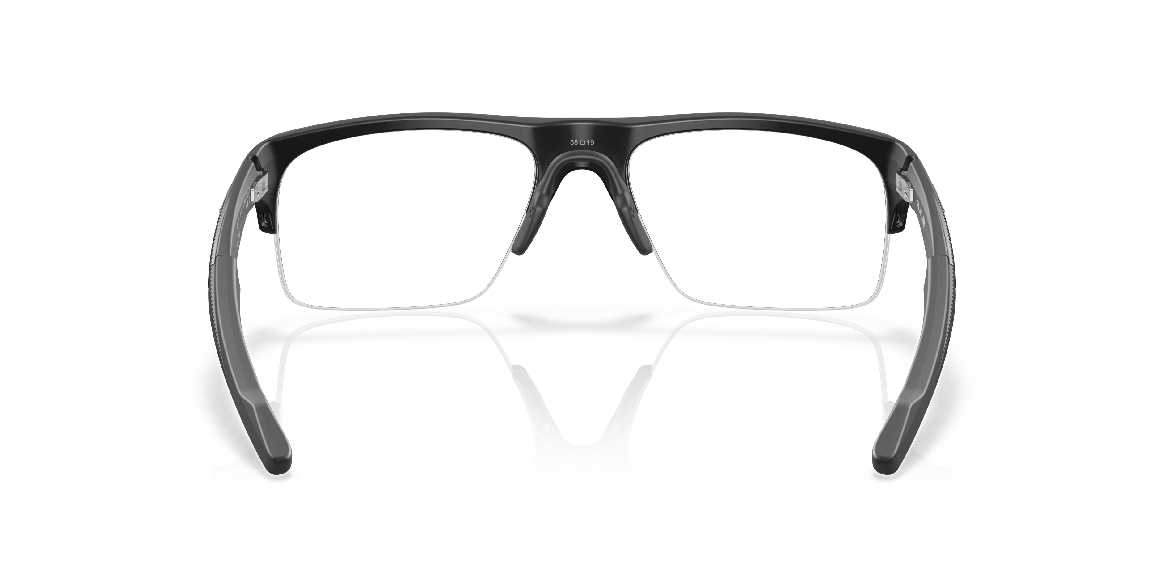 Oakley OX8061 Plazlink Men's Rectangle Eyeglass Frames - Grey Shadow Frame
