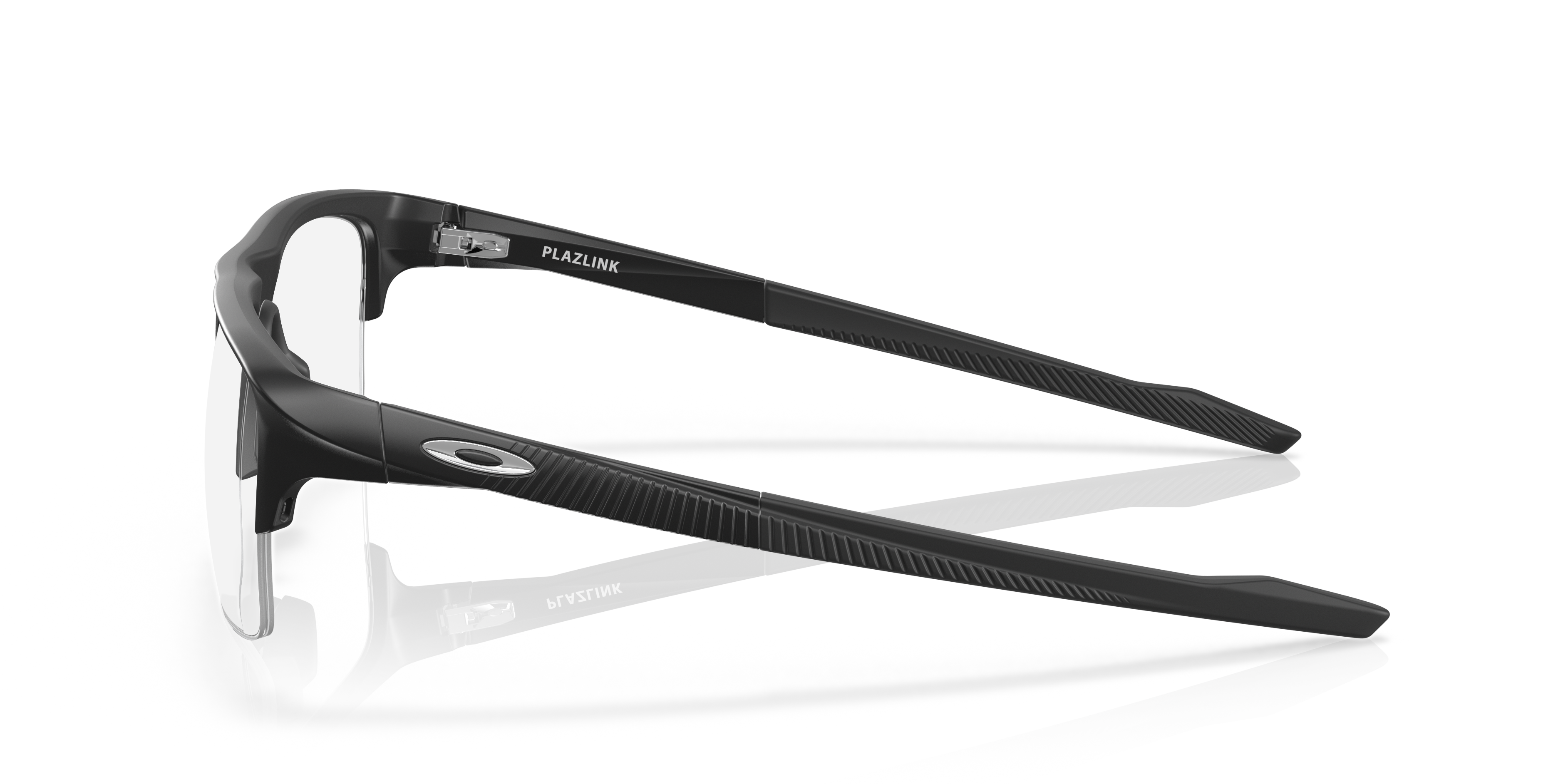 Oakley OX8061 Plazlink Men's Rectangle Eyeglass Frames - Grey Shadow Frame