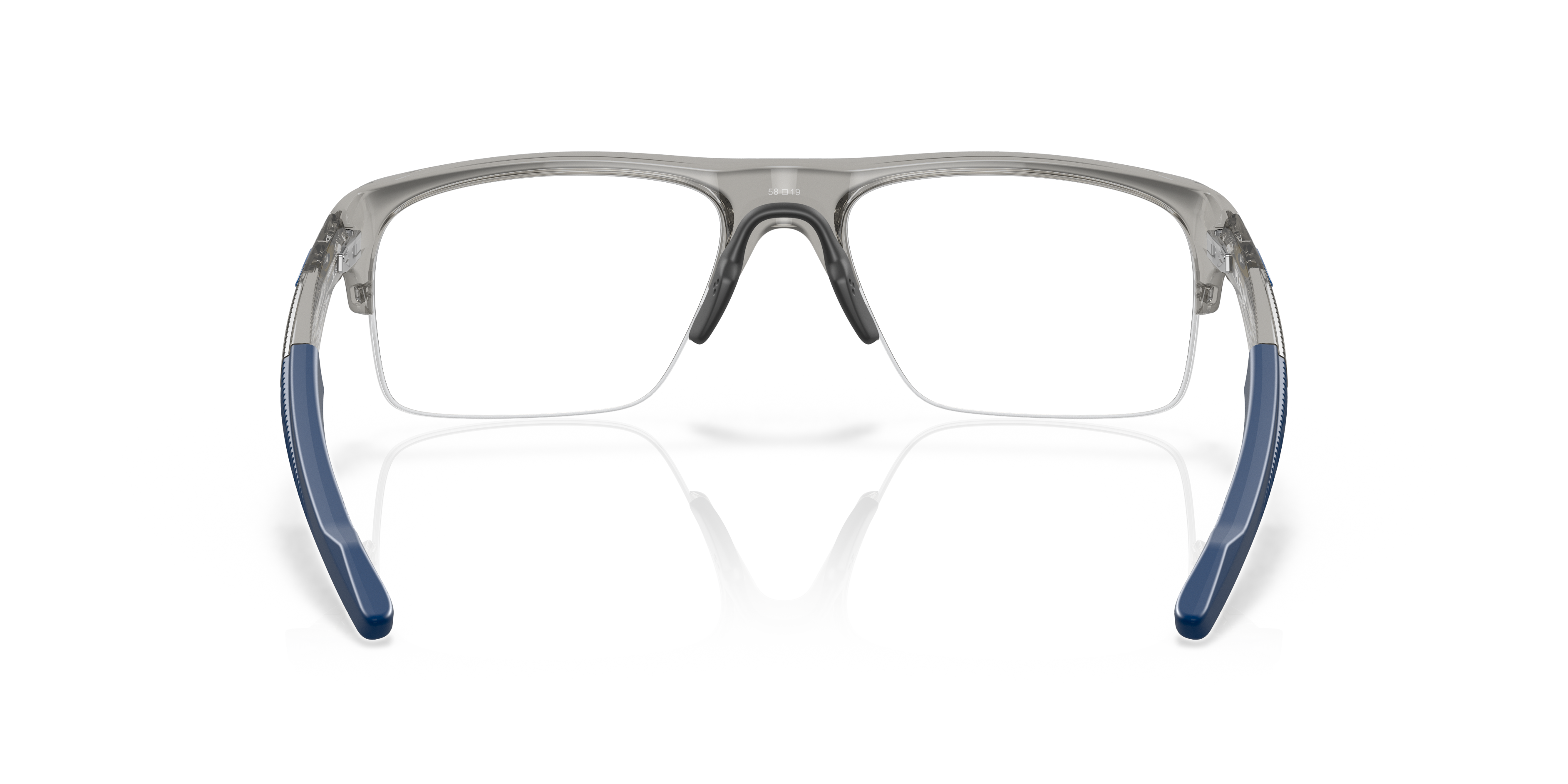 Oakley OX8061 Plazlink Men's Rectangle Eyeglass Frames - Grey Shadow Frame