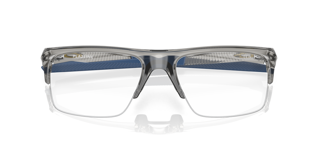 Oakley OX8061 Plazlink Men's Rectangle Eyeglass Frames - Satin Black Frame
