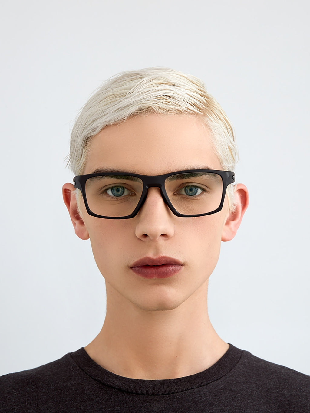 Oakley OX8140 Litebeam Men's Square Eyeglass Frames - Satin Grey Smoke Frame