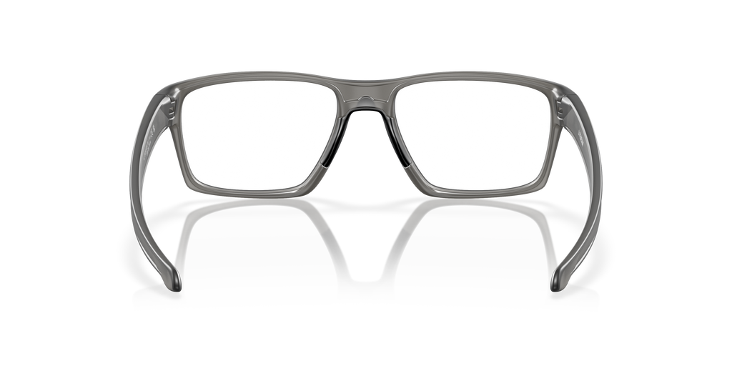 Oakley OX8140 Litebeam Men's Square Eyeglass Frames - Satin Grey Smoke Frame