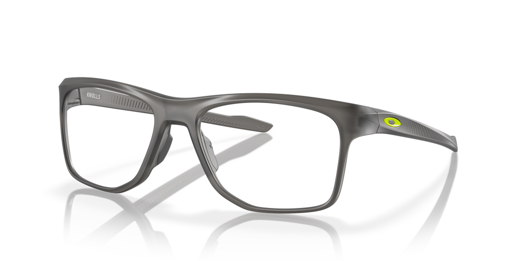 Oakley OX8144 Knolls Men's Rectangle Eyeglass Frames - Polished Black Fade Frame