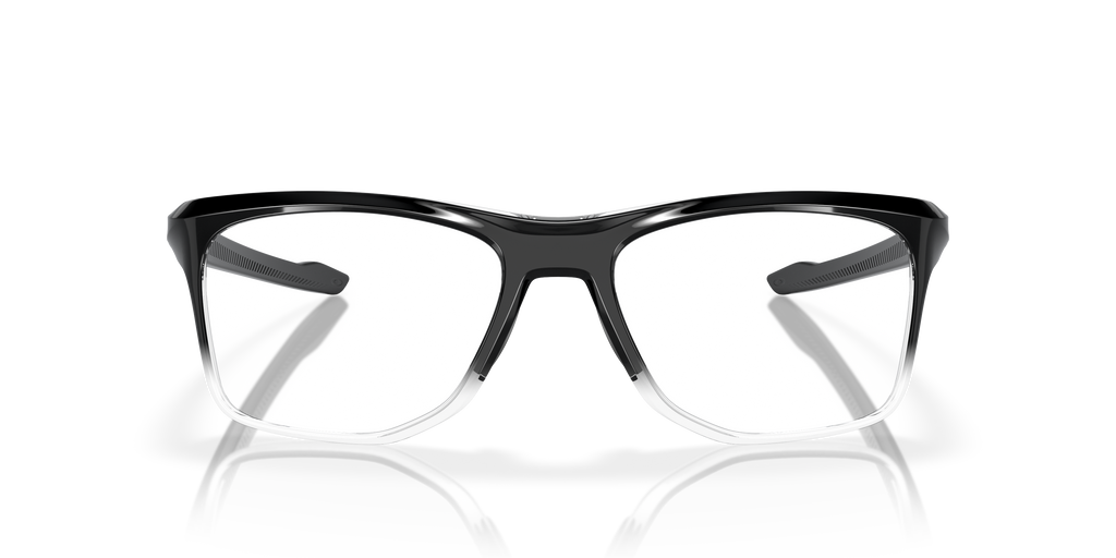 Oakley OX8144 Knolls Men's Rectangle Eyeglass Frames - Polished Black Fade Frame