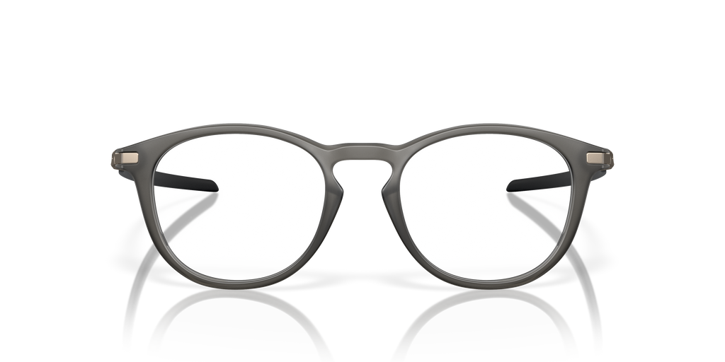 Oakley OX8149 Pitchman R Carbon Men's Round Eyeglass Frames - Satin Grey Smoke Frame