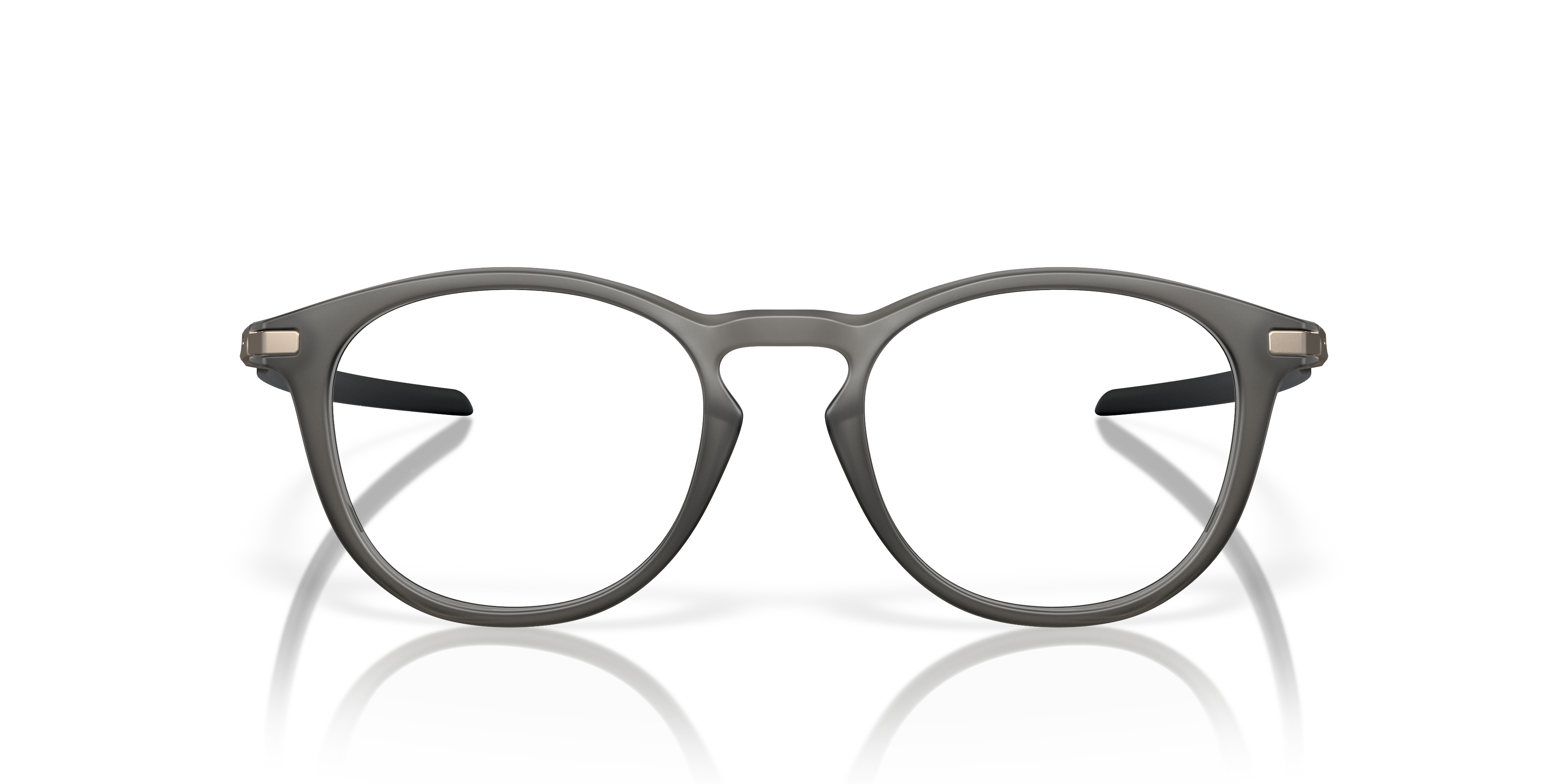 Oakley OX8149 Pitchman R Carbon Men's Round Eyeglass Frames - Satin Grey Smoke Frame