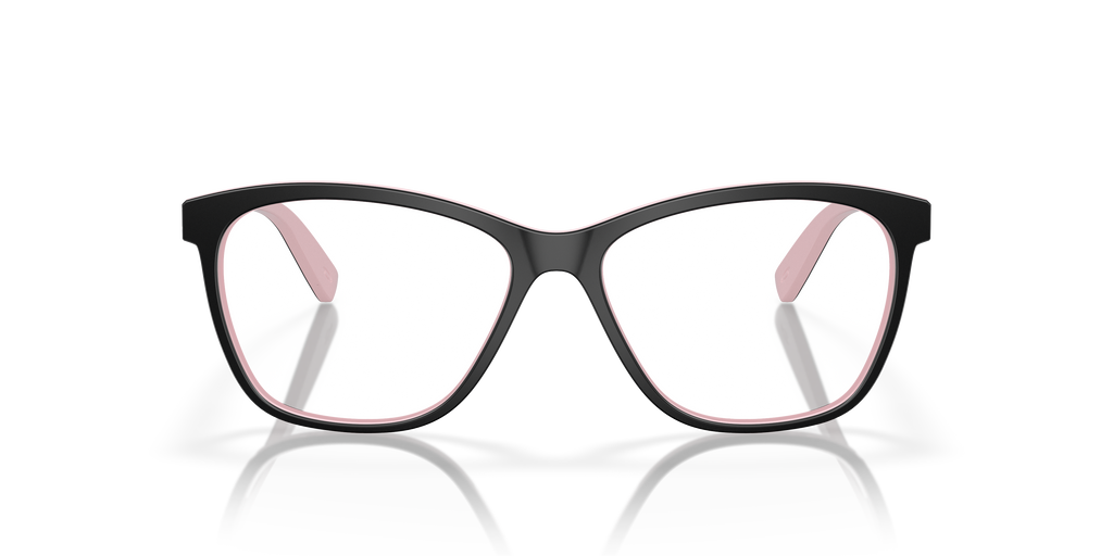 Oakley OX8155 Alias Women's Round Eyeglass Frames - Black Frame