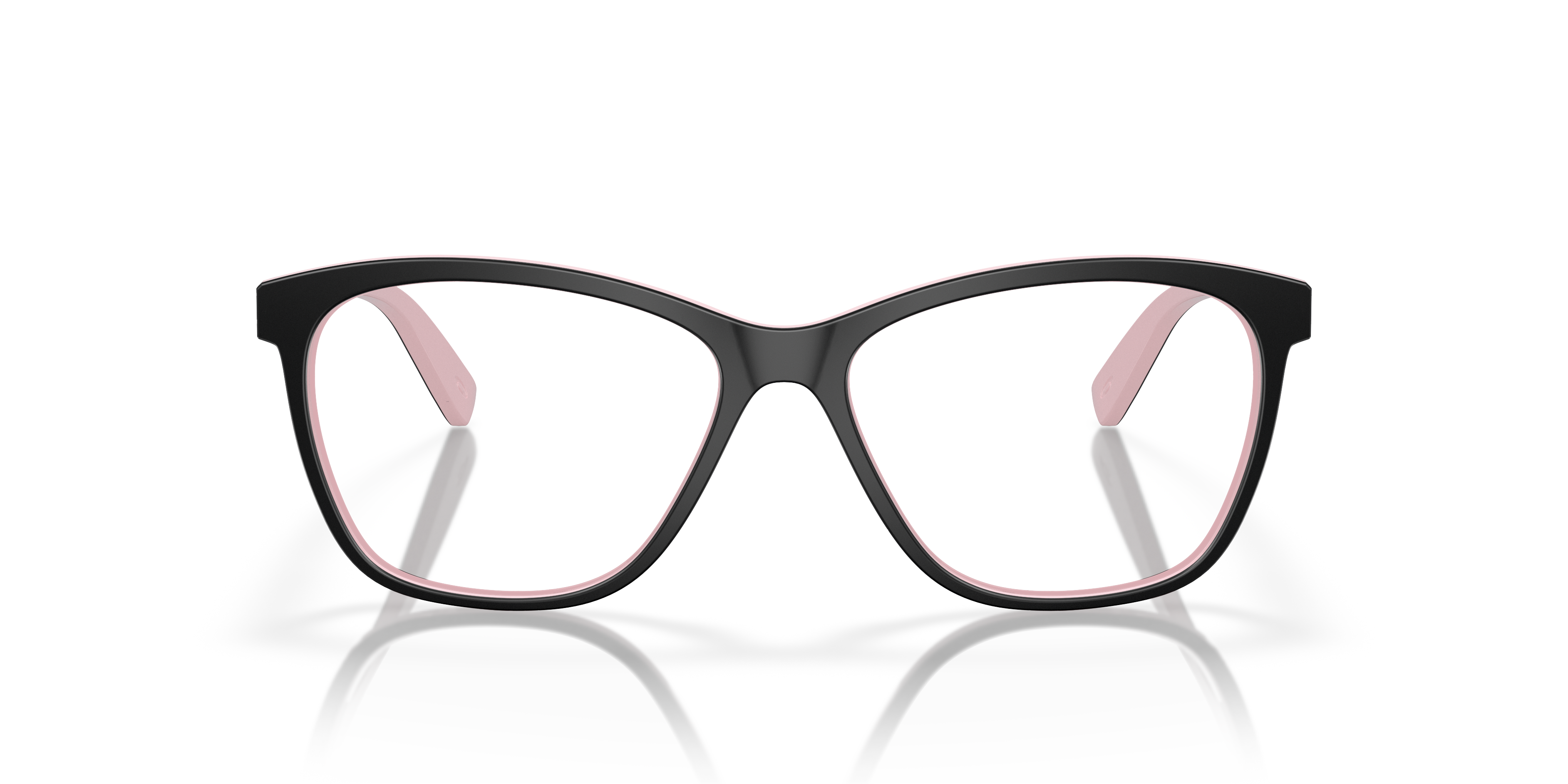 Oakley OX8155 Alias Women's Round Eyeglass Frames - Black Frame