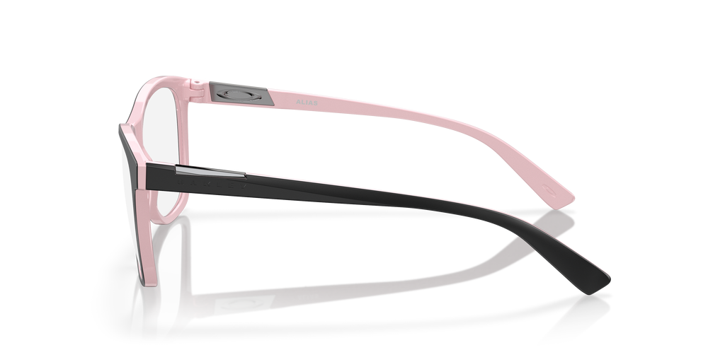 Oakley OX8155 Alias Women's Round Eyeglass Frames - Mahogany Frame