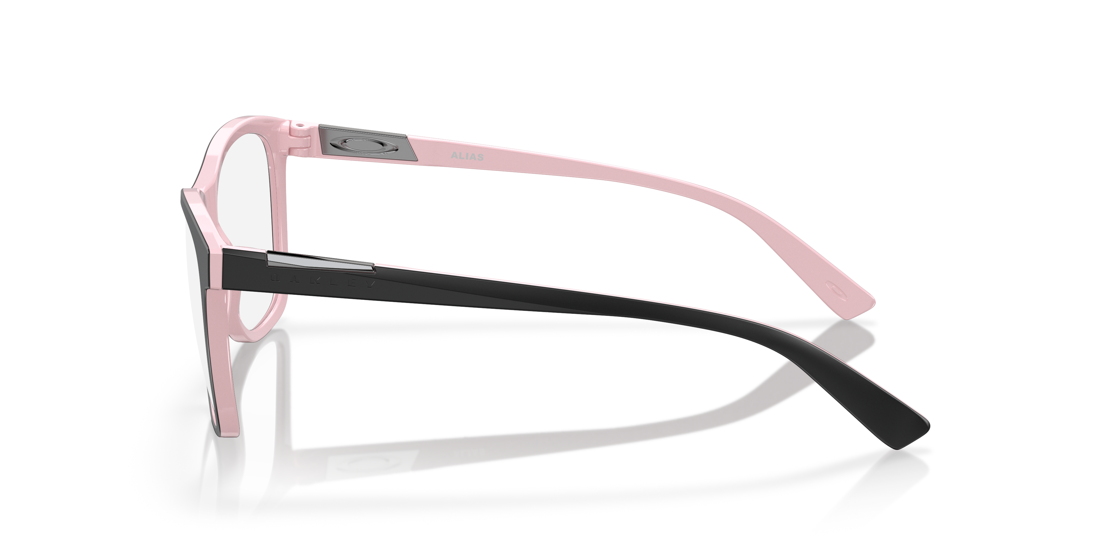 Oakley OX8155 Alias Women's Round Eyeglass Frames - Black Frame