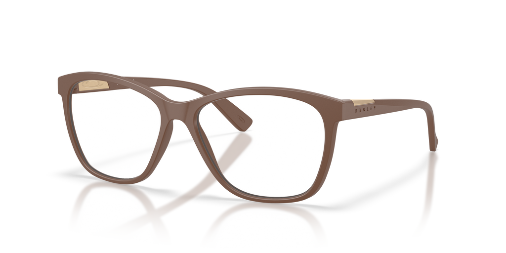 Oakley OX8155 Alias Women's Round Eyeglass Frames - Black Frame