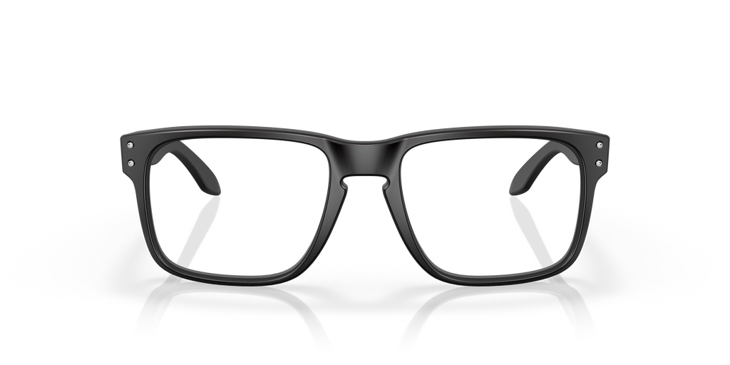 Oakley OX8156 Holbrook Men's Square Eyeglass Frames - Polished Clear Frame